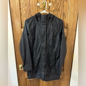 The North Face DryVent Long Rain Shell Jacket Hooded Black Women’s Small